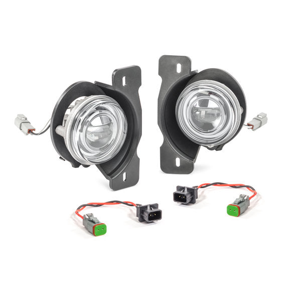 Load image into Gallery viewer, Quadratec LED Fog Lights Kit for 07-23 Jeep Wrangler JL (with Rubicon Steel Bumper) &amp; JK (with 10th Anniversary Bumper)
