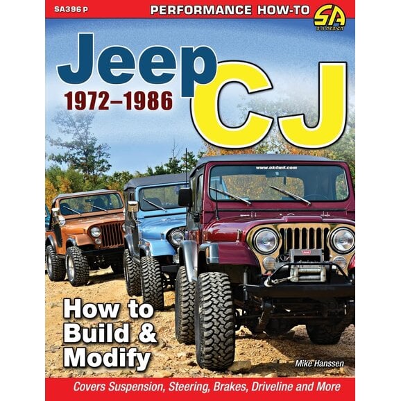 Cartech Automotive Books & Manuals SA396P Jeep CJ 1972-1986: How to Build & Modify