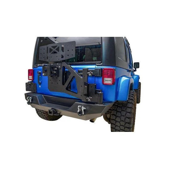 Load image into Gallery viewer, Paramount Automotive 81-10403 Rear Body Width Bumper for 07-18 Jeep Wrangler JK
