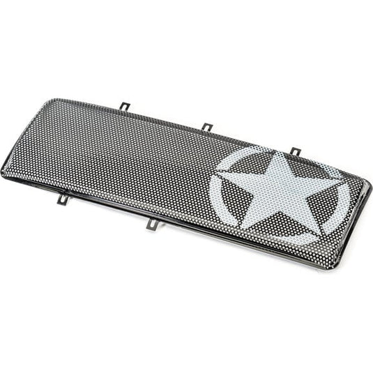 Rugged Ridge 12034.31 Spartan Grille with Star Mesh Insert Kit for 07-18 Jeep Wrangler JK