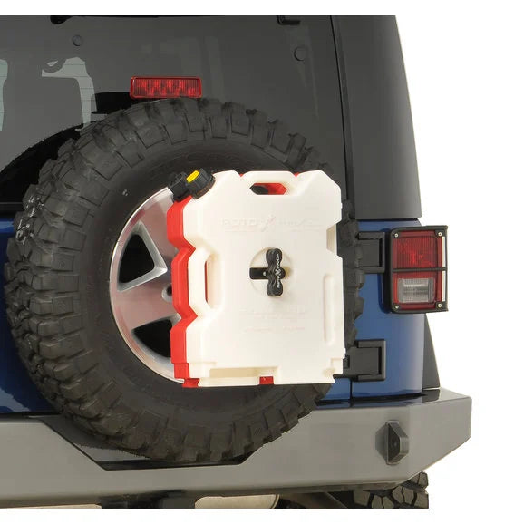 Load image into Gallery viewer, RotopaX RX-TM Spare Tire Mounting Bracket for Jeep Vehicles with RotopaX Pack Mount
