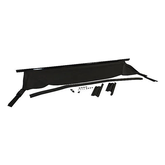 Crown Automotive TN27015 Tailgate Bar & Tonneau Cover Kit in Black Denim for 87-06 Jeep Wrangler YJ and TJ