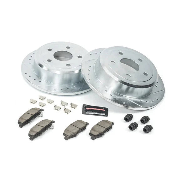 Load image into Gallery viewer, Power Stop Z36 Extreme Performance Truck &amp; Tow Brake Kit Rear for 07-18 Jeep Wrangler JK
