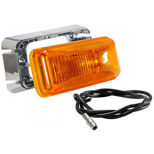 Blazer International LED 2-1/2" Sealed Rectangular Clearance/Side Marker Kit with Reflex