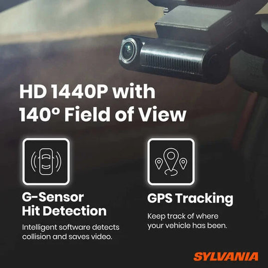 Sylvania RDSGHT_STLTH_KT.BX Roadsight Dash Camera Stealth and Rear Bundle