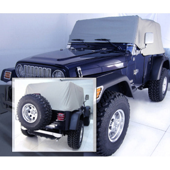 Rugged Ridge 13316.09 Vinyl Cab Cover in Gray for 92-06 Jeep Wrangler YJ & TJ