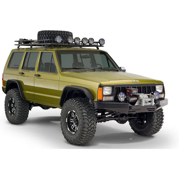 Bushwacker 10922-07 Flat Style Flares for 84-01 Jeep Cherokee XJ