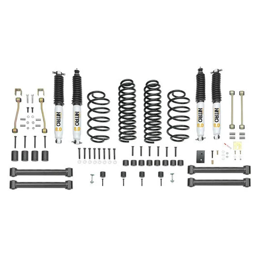 Quadratec Maximum Duty 3.5" Coil Spring Suspension Lift Kit for 97-06 Wrangler TJ