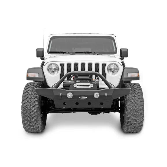 LoD Offroad Destroyer Series Mid-Width Front Bumper without Bull Bar for 18-24 Jeep Wrangler JL & Gladiator JT