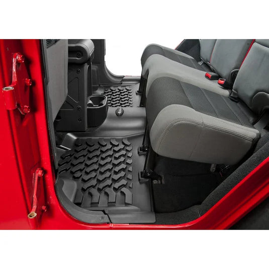 Quadratec Ultimate All Weather Floor Liner Triple Combo for 14-18 Jeep Wrangler Unlimited JK 4 Door