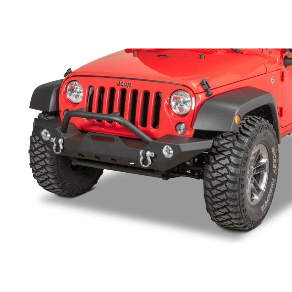 Load image into Gallery viewer, TACTIK HD Front Bumper with Hoop for 07-18 Jeep Wrangler JK
