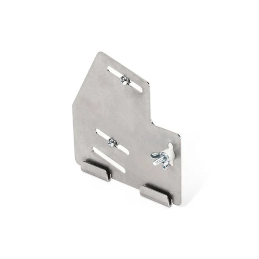 Quadratec CB Radio Mounting Bracket in Stainless Steel for 97-06 Jeep Wrangler TJ & Unlimited with Factory Center Console