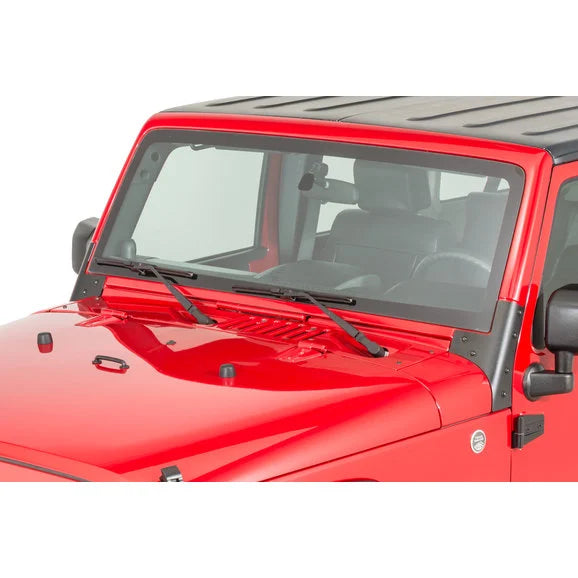 Load image into Gallery viewer, Kentrol Stainless Steel Windshield Supports for 07-18 Jeep Wrangler JK
