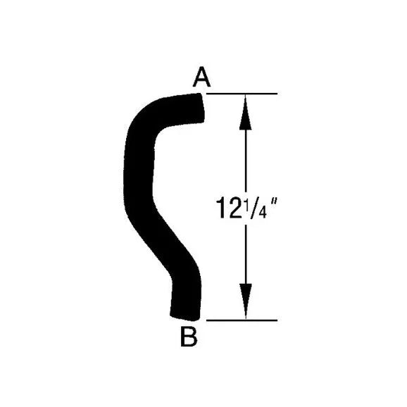 OMIX 17115.50 Heater Hose for 96-00 Jeep Vehicles with 2.4L