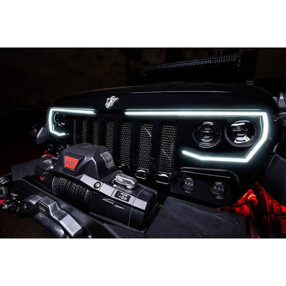 Load image into Gallery viewer, Oracle Lighting 5837-PRO VECTOR PRO-Series Full LED Grille for 18-21 Jeep Wrangler JL &amp; Gladiator JT
