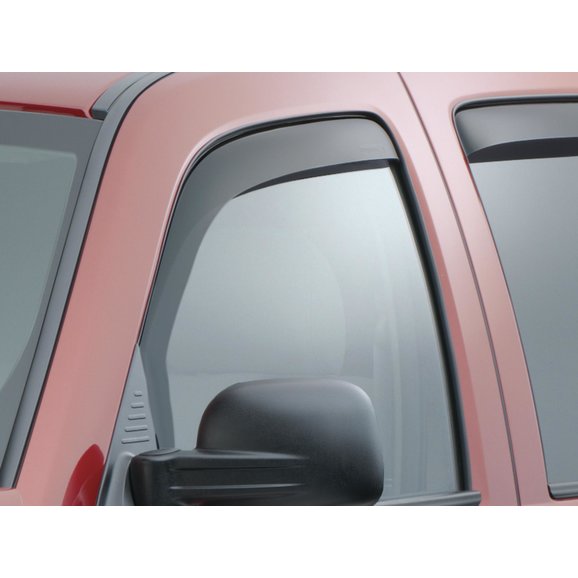 WeatherTech 70281 Front Side Window Deflector Set in Light Smoke for 02-07 Jeep Liberty KJ