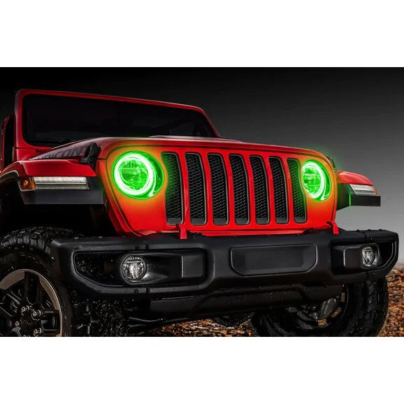 Load image into Gallery viewer, Oracle Lighting ColorSHIFT® RGB+W Headlight DRL Upgrade Kit for 18-24 Jeep Wrangler JL
