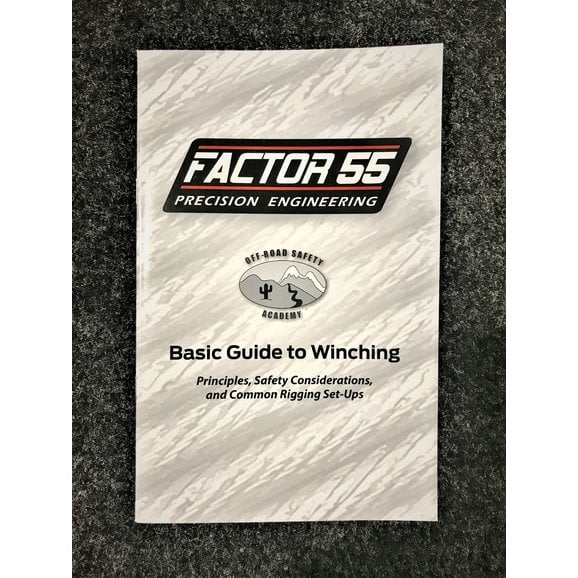 Factor 55 1000 Basic Guide to Winching Manual