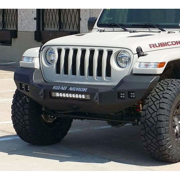 Load image into Gallery viewer, Road Armor Stealth Full Width Front Winch Bumper for 18-20 Jeep Wrangler JL &amp; Gladiator JT
