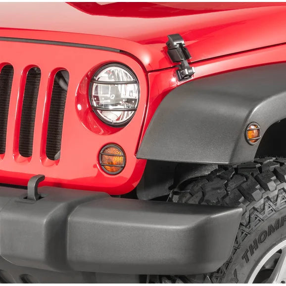 Load image into Gallery viewer, Kentrol Stainless Steel Headlight and Marker Cover Set for 07-18 Jeep Wrangler JK
