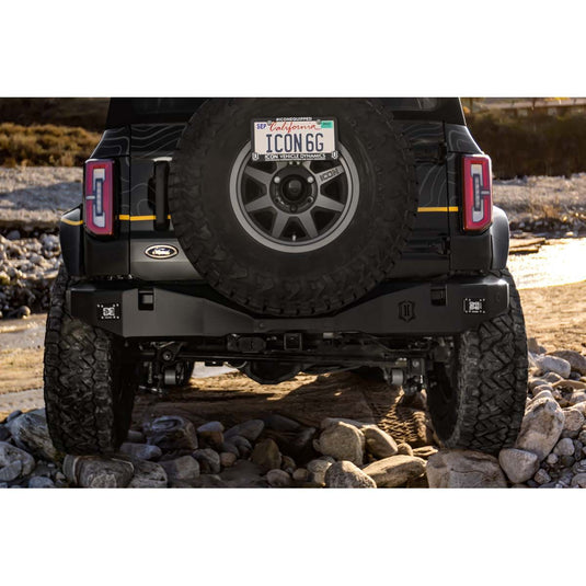 ICON Pro Series Rear Bumper for 2021+ Ford Bronco