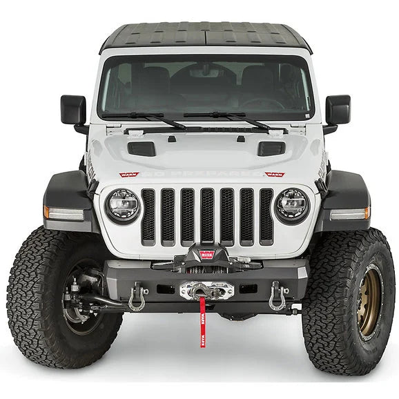 Load image into Gallery viewer, WARN 101325 Elite Series Stubby Front Bumper for 18-24 Jeep Wrangler JL &amp; Gladiator JT
