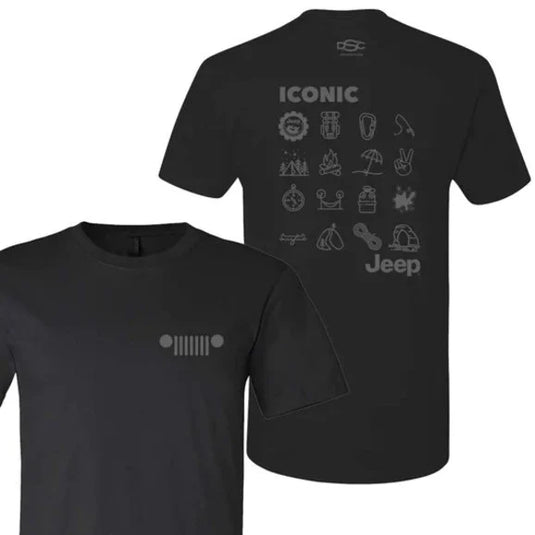 Jeep Merchandise Men's Jeep Iconic T-Shirt in Black