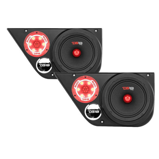 DS18 Door Speaker Panels for 07-18 Jeep Wrangler JK