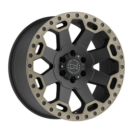 Black Rhino Hard Alloys Warlord Wheel for 87-06 Jeep Wrangler YJ & TJ