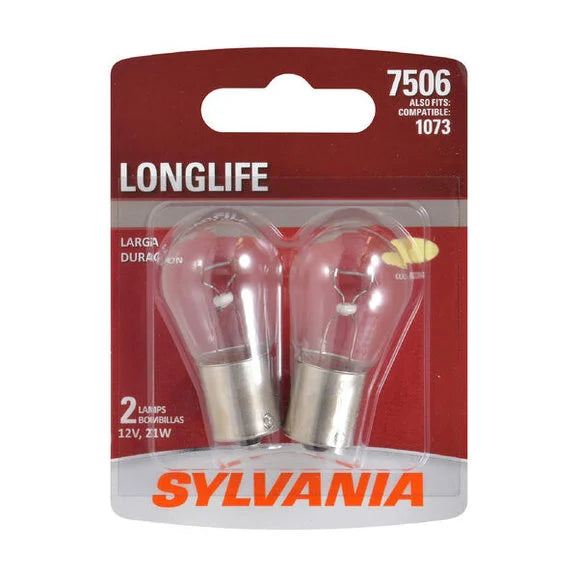 Sylvania 7506LL.BP2 #7506 White Long Life Mini Bulb 2 Pack