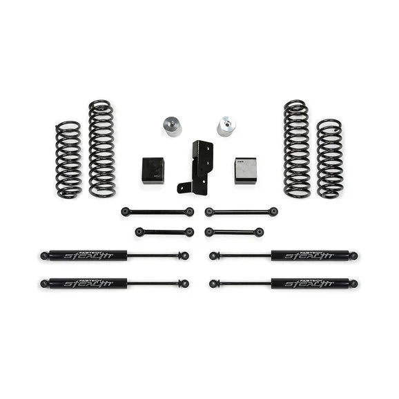 Load image into Gallery viewer, Fabtech 3&quot; Sport Lift Kit with Stealth Monotube Shocks for 18-23 Jeep Wrangler JL Unlimited
