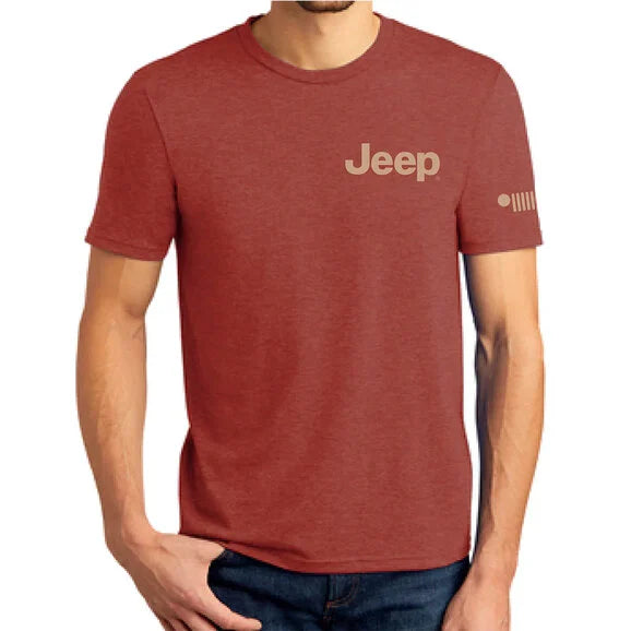 Load image into Gallery viewer, Jeep Merchandise Men&#39;s Jeep Compass T-Shirt in Spice Heather
