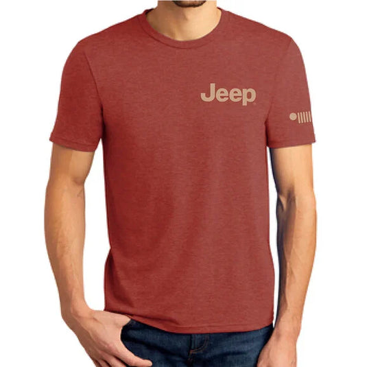 Jeep Merchandise Men's Jeep Compass T-Shirt in Spice Heather