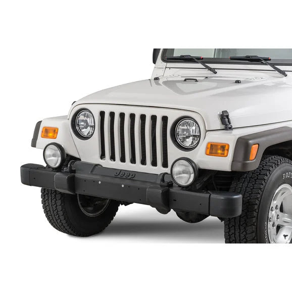 Load image into Gallery viewer, Rugged Ridge 12419.23 Headlamp Bezels in Black for 97-06 Jeep Wrangler TJ &amp; Unlimited
