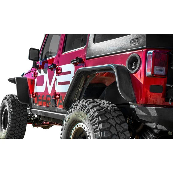 Load image into Gallery viewer, DV8 Offroad Front/Rear Flat Tube Fender Kit and Front Inner Fenders for 07-18 Jeep Wrangler JK
