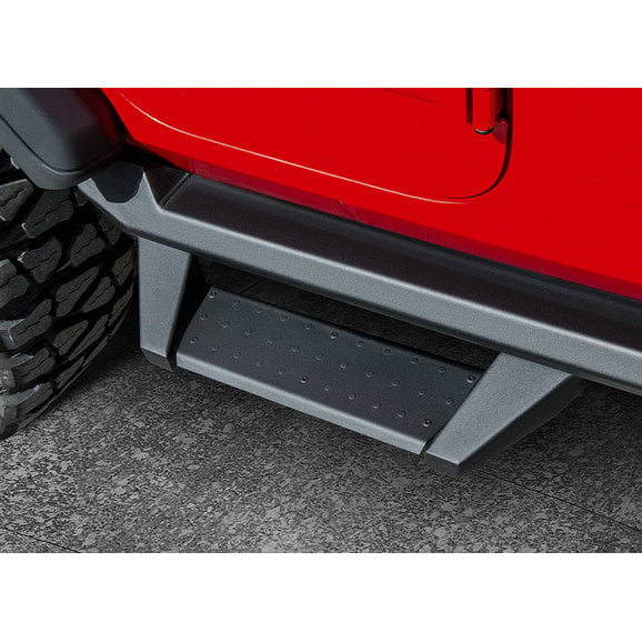 Load image into Gallery viewer, Rival 4x4 2D.2708.1 Detachable Drop Steps for RIVAL Side Rock Rails for 18-24 Jeep Wrangler JL Unlimited 4-Door with RIVAL Side Rock Rails
