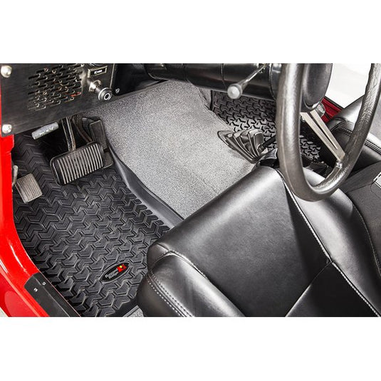 Rugged Ridge 12920.21 All Terrain Front Floor Liner Pair for 76-95 Jeep CJ-5, CJ-7, CJ-8 Scrambler & Wrangler YJ