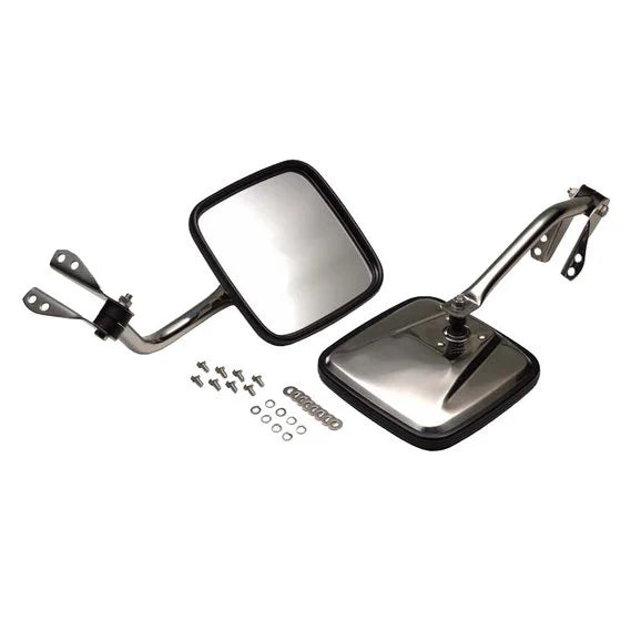 Load image into Gallery viewer, Kentrol Stainless Steel Mirror Kit in Black Stainless Steel
