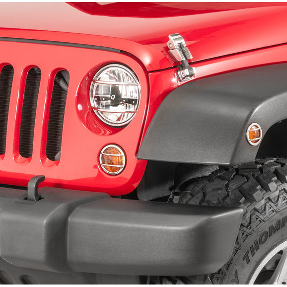 Load image into Gallery viewer, Kentrol Stainless Steel Headlight and Marker Cover Set for 07-18 Jeep Wrangler JK
