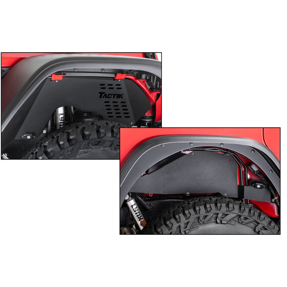 Load image into Gallery viewer, TACTIK Aluminum Inner Fender Liners for 18-24 Jeep Wrangler JL
