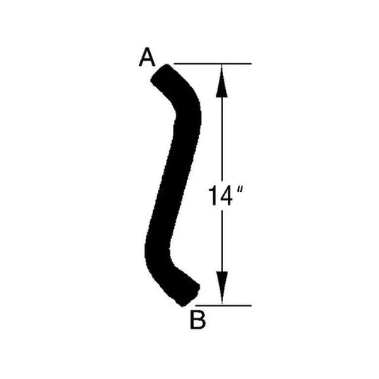 OMIX 17113.80 Upper Radiator Hose for 84-89 Jeep Cherokee XJ with 2.2L or 2.5L Engine