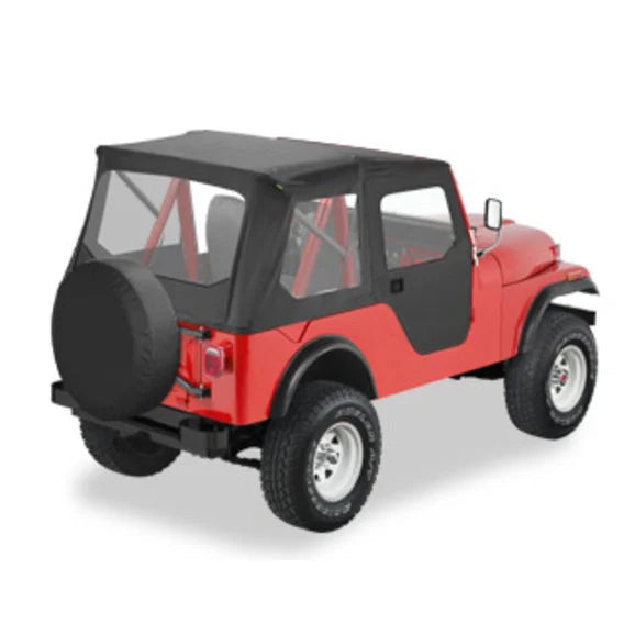 Bestop 51405-01 Tigertop Soft Top in Black Vinyl for 55-75 Jeep CJ-5 & M38A1