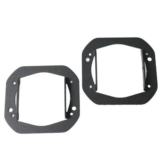 Nacho Offroad Lighting Quatro Fog Mount Brackets for 07-24 Jeep Wrangler JK, JL & Gladiator JT