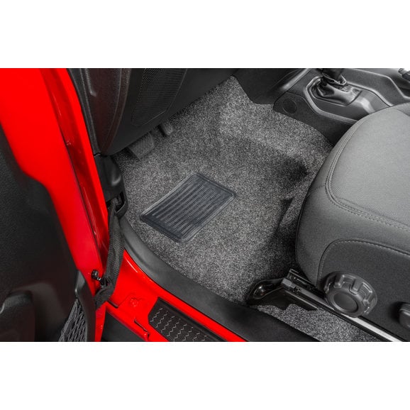 Load image into Gallery viewer, Bedrug Premium Carpeted Front &amp; Rear Floor Liner Kit for 18-24 Jeep Wrangler JL Unlimited
