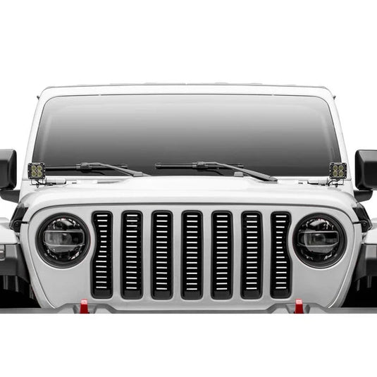 T-Rex 6204933 Billet Tubular 1-Pc Brushed Aluminum Grille for 18-23 Jeep Wrangler JL