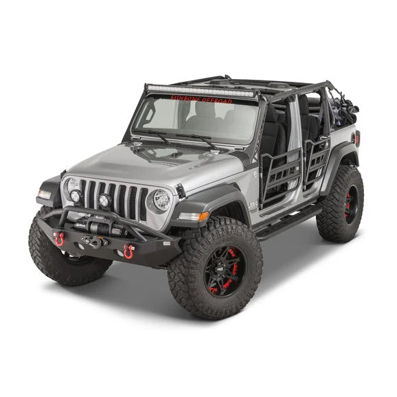 Load image into Gallery viewer, Fishbone Offroad FB22088 Mid-Width Front Bumper for 18-24 Jeep Wrangler JL &amp; Gladiator JT
