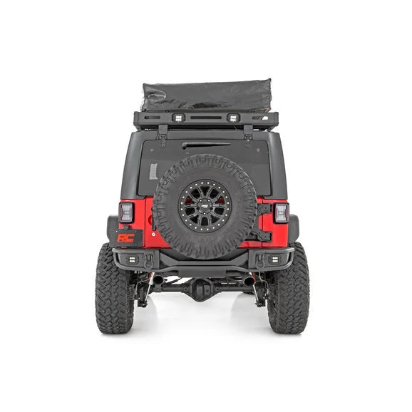 Load image into Gallery viewer, Rough Country 10649 Tubular Rear Bumper for 07-18 Jeep Wrangler JK
