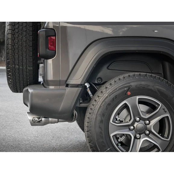 Load image into Gallery viewer, aFe Power Rebel Series 2.5&quot; 409 Stainless Dual Outlet Cat-Back Exhaust System for 18-24 Jeep Wrangler JL with 3.6L
