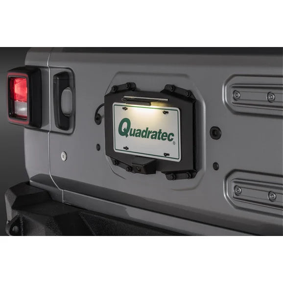 Load image into Gallery viewer, Kentrol 80718 BackSide LED License Plate Mount for 18-24 Jeep Wrangler JL
