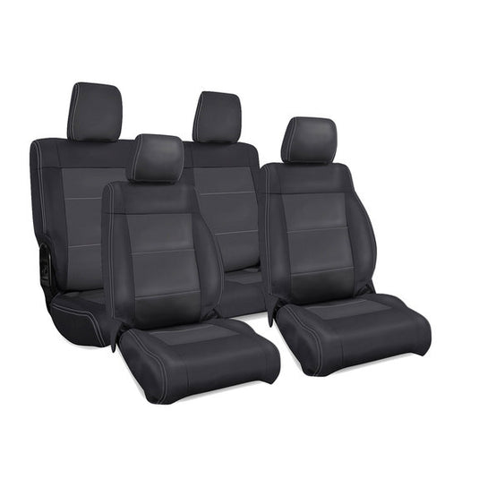 PRP Seats Vinyl Front & Rear Seat Cover Sets for 07-18 Jeep Wrangler JK